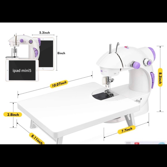 Magicfly Mini Sewing Machine for Beginner, Dual Speed Portable Sewing Machine - Picture 6 of 6